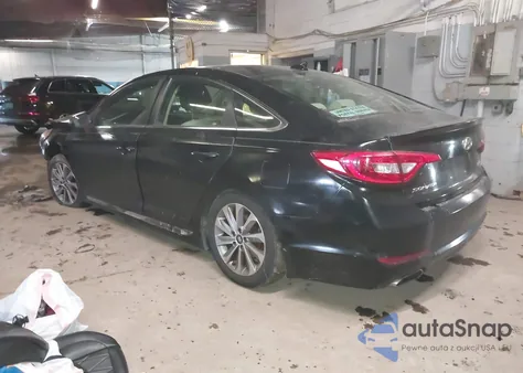 2016 Hyundai Sonata Sport z USA, uszkodzony, nr VIN 5NPE34AF9GH415404